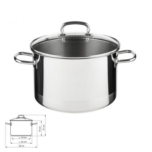 Hrniec nerez s pokrievkou 5,5l, 22cm, PROFESSIONAL Kolimax