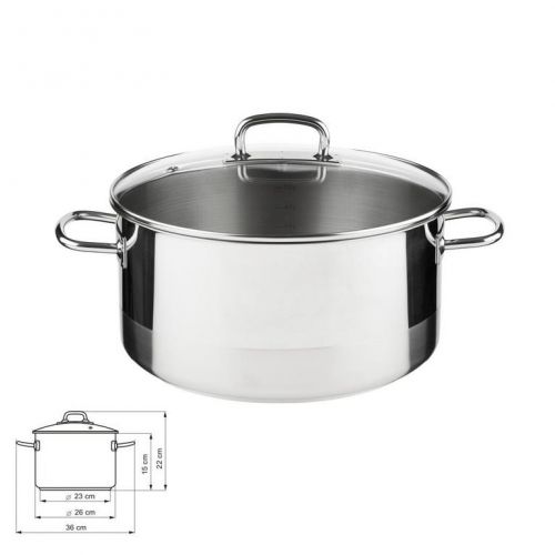 Hrniec nerez s pokrievkou 6,5l, 26cm, PROFESSIONAL Kolimax