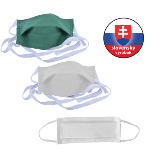 Rúško ochranné, bavlnené, 2-vrstvové
