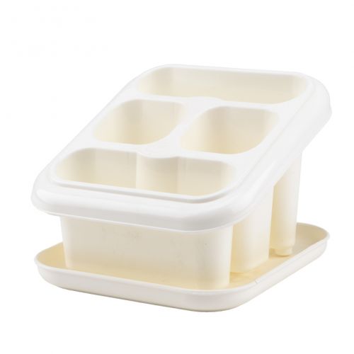 Odkvapkávač0 na príbor plastový 16x18x13cm biely "Portaposate" TONTARELLI