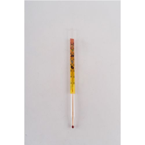Zavárací teplomer 33 cm, krátky, farebný