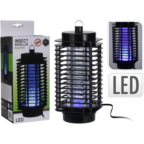 Lapač hmyzu elektrický, LED, na USB, čierny