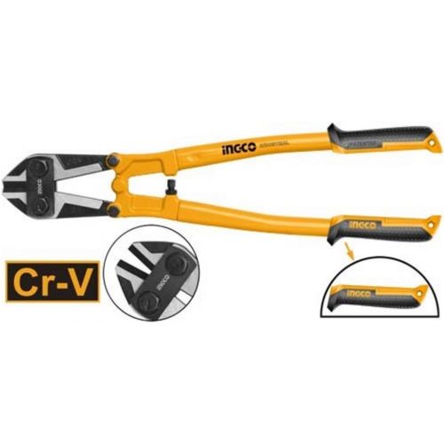 Pákové kliešte 30"/760mm, CrV, kalené čeľuste, ergonomická TPR rukoväť, INGCO