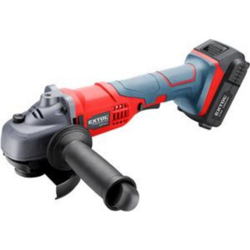 Uhlová akumulátorová brúska Share 20 V, 115 mm, 1 x 2 Ah Li-ion, 2,4 A nabíjačka, M14