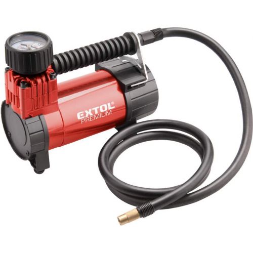 EXTOL PREMIUM Kompresor do auta CC 120, 12 V, 6,9 bar, celokovové telo