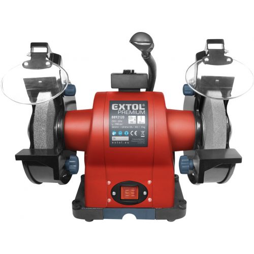 EXTOL PREMIUM Dvojkotúčová brúska, príkon 520 W, priemer kotúča/diery 200/16 mm, šírka 25 mm
