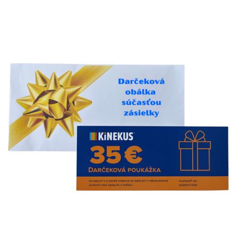 Darčeková poukážka 35 €, poštou