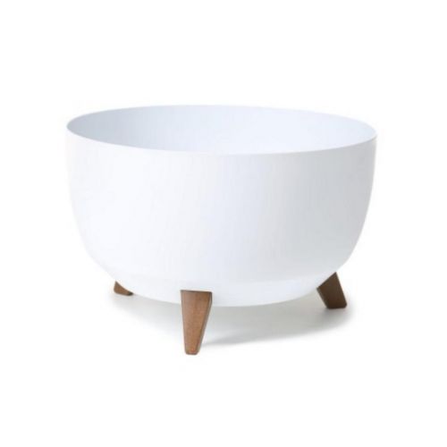 Kvetináč plastový, priemer 29cm, ROMA, biely