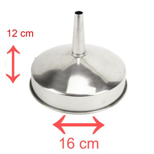 Lievik 16cm, nerezový