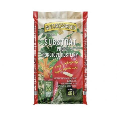 Substrát pre izbové rastliny, 45l, NATURE GARDEN