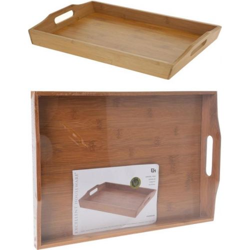 Podnos obdĺžnik 43x29x5cm s rúčkami, bambus
