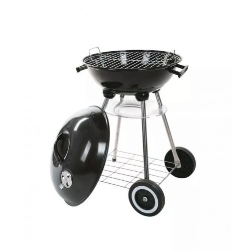Gril s krytom, na drevené uhlie, záhradný, okrúhly, 38cm, MIR230