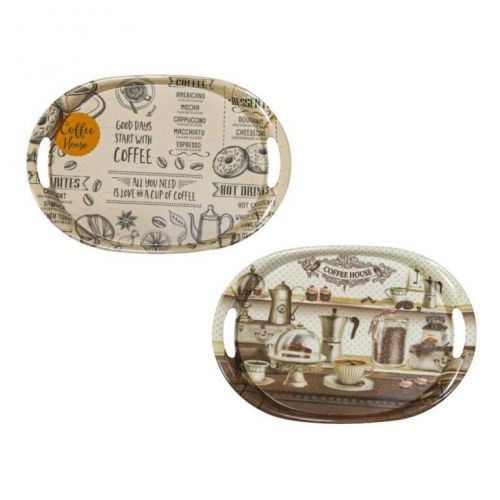 Podnos UH 33x23cm oválny YL012413, mix