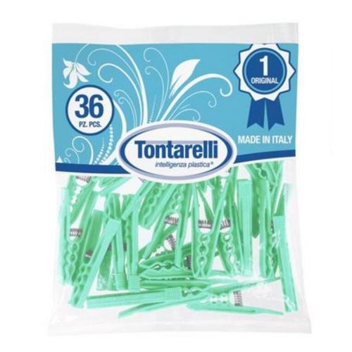 Štipce na prádlo plastové sada 36ks mix "MINIMOLLET" TONTARELLI
