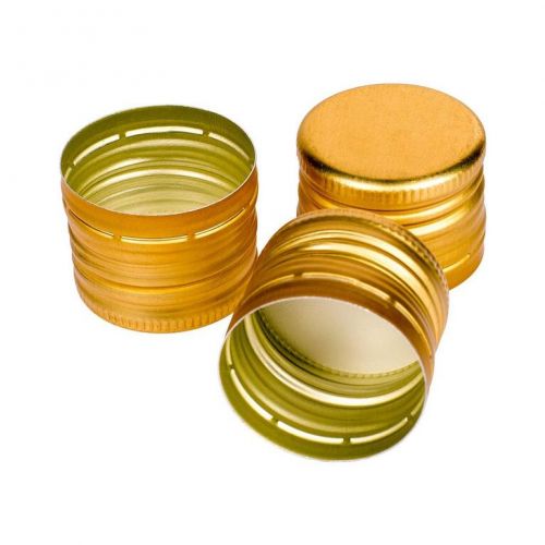 Zátka/uzáver na fľašu, zlatý 31,5/24 mm, balenie 6 ks