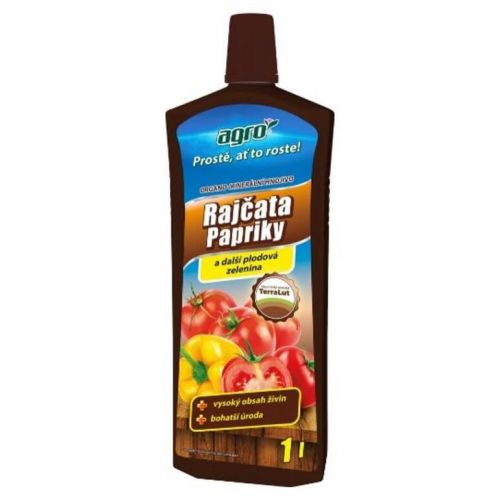 Hnojivo na paradajky, papriky, uhorky, 1l, AGRO