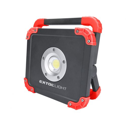 EXTOL LIGHT Svietidlo akumulátorové LED, 20W COB LED, 3,7V/6,6Ah Li-ion
