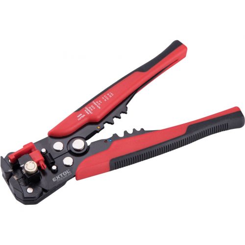 EXTOL PREMIUM Kliešte odizolovacie a krepovacie automatické, 210mm, 0,2-6,0mm²