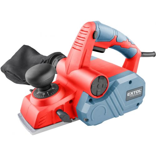 EXTOL PREMIUM Hoblík falcovací, 900W, nôž 82x3mm, 14500 ot/min, drážkovanie 24mm