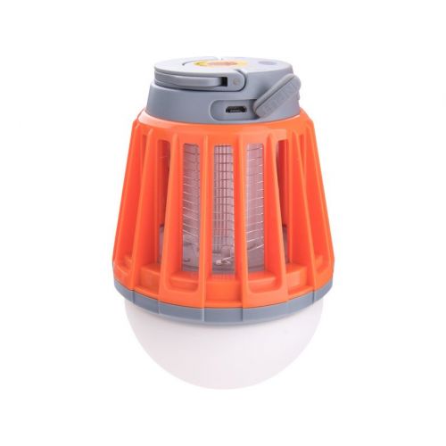 Svietidlo 3x1W SMD LED s lapačom komárov, 180lm, 4x60mW ultrafialová LED, IPX6