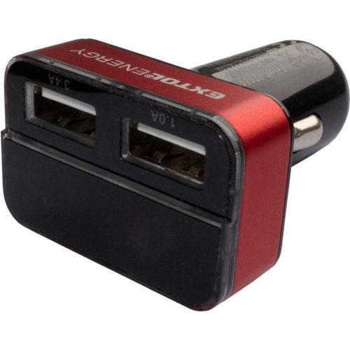 Nabíjačka USB do auta, 12-24V, výstup 5V/3,1A, 2xUSB, LCD