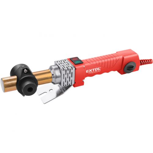 EXTOL PREMIUM Zváračka polyfúzna, 1070W, 240-300°C, nadstavce 16,20,25,32mm