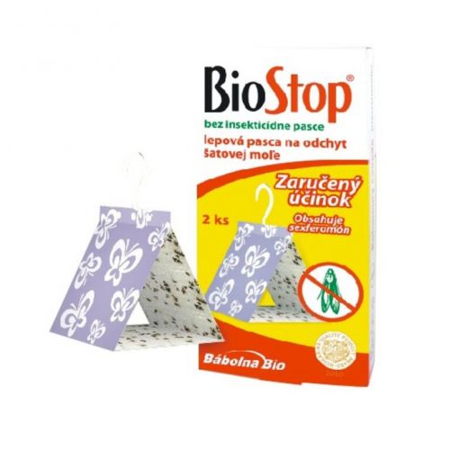 Lapač - lepová pasca na šatové mole 2ks/bal BIOSTOP KLC
