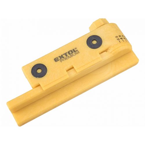 Uholník nastaviteľný 15-165st, magnety na vedenie píly, plast