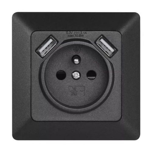 A6000.2-ZÁSUVKA S USB 2,1 A MAX