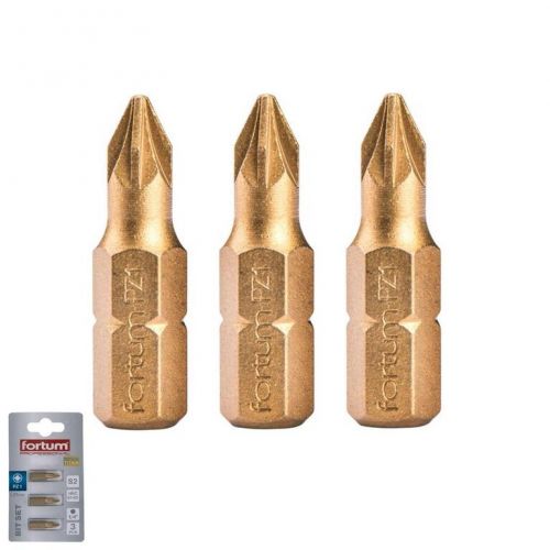 Bity krížové PZ 1x25mm, 3ks, S2