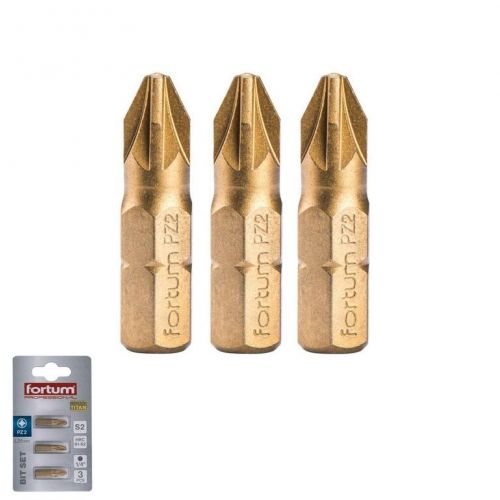 Bity krížové PZ 2x25mm, 3ks, S2