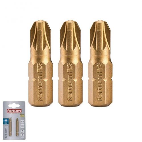 Bity krížové PZ 3x25mm, 3ks, S2