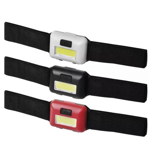 COB LED čelovka P3538, 110 lm, 3× AAA, mix farieb