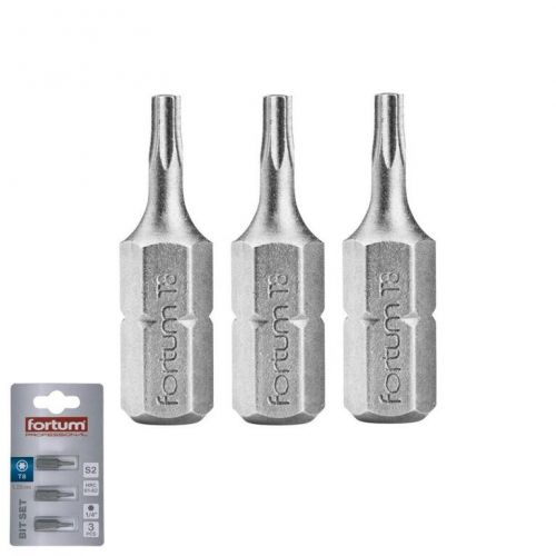 Bity TORX TX8x25mm, 3ks, S2
