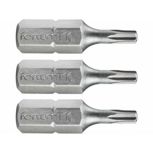 Bity TORX TX10x25mm, 3ks, S2