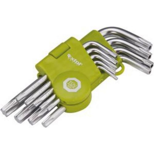 L-kľúče TORX krátke 9ks sada T10-50
