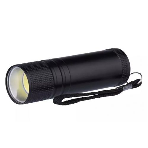 COB LED ručné kovové svietidlo P3894, 100 lm, 3× AAA