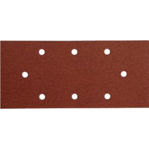 Papier brúsny na suchý zips 93x190mm, P120, 10ks, 8 otvorov