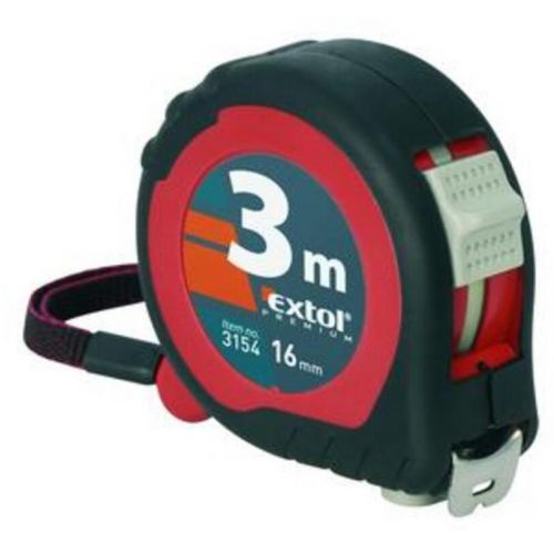 Meter zvinovací 7,5mx25mm pogumovaný, brzda