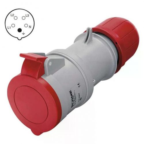 Spojka 5P 32A/400V, IP44