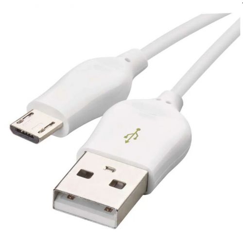 USB 2.0 A/M - micro B/M biely