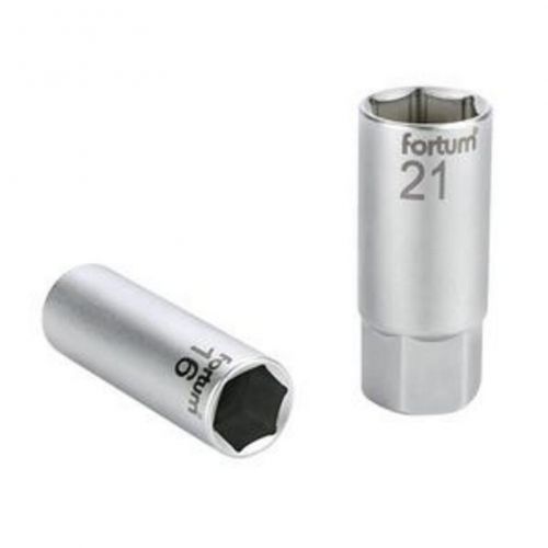 Kľúč na sviečky 1/2" 21mm FORTUM