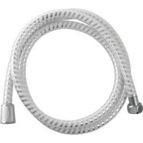 Hadica sprchova 1,5m bielo strieborna PVC