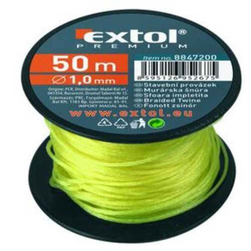 Šnúra murárska 50m pr. 1,7mm žlta