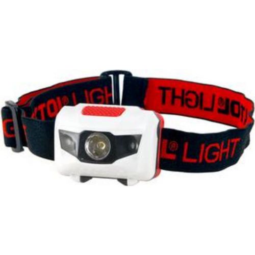 Čelovka 1W + 2LED, 4 režimy svietenia, max. dosvit 15m