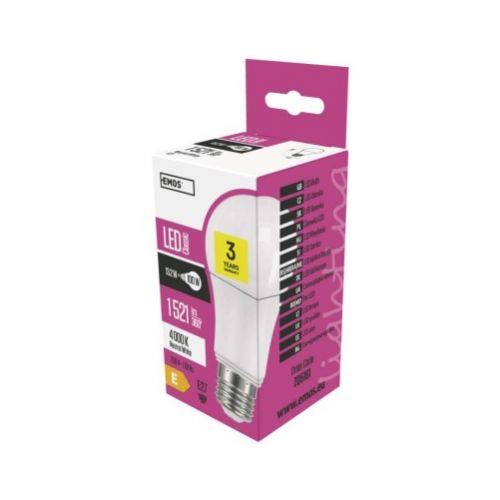Žiarovka LED 13.2W E27 1521lm 4000K 230V 60x120mm tvar A60
