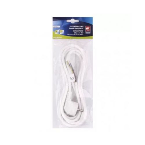 ŠNÚRA FLEXO PVC 3×1,0MM BIELA 3M
