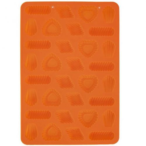 Silikónová forma LABKY MIX 32 ks, oranžová