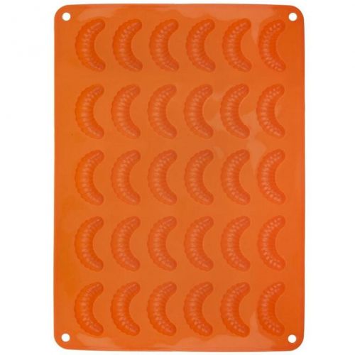 Silikónová forma ROŽTEK 30 ks, oranžová