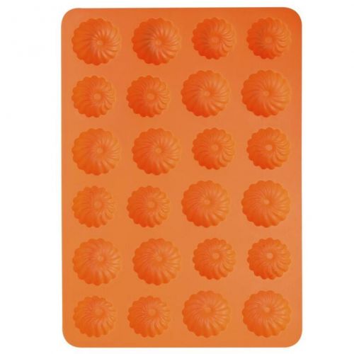 Forma silikónová, venček 24cm malý, oranžový